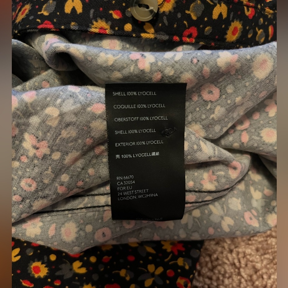 Maeve Anthropologie | Marlie Button-Front Floral Tunic - Picture 11 of 12
